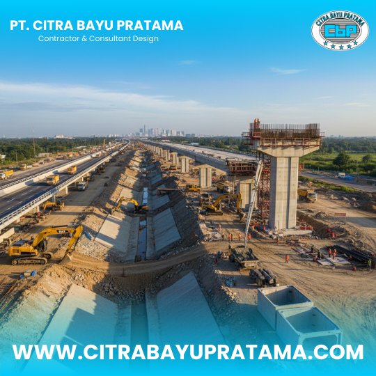 Konstruksi Jalan Raya, Jembatan, dan Saluran - PT Citra Bayu Pratama