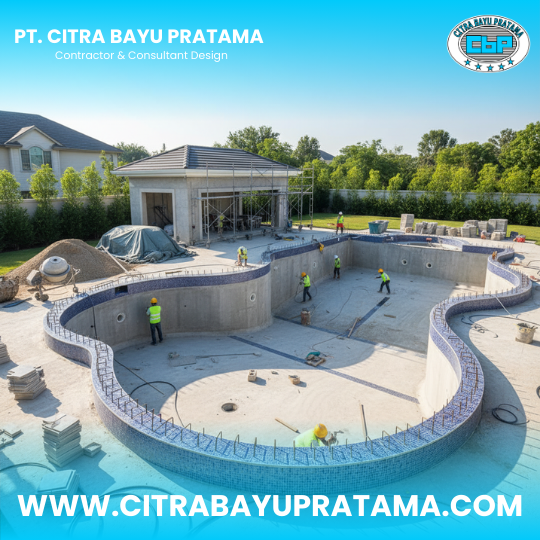 Pembangunan dan Renovasi Kolam Renang - PT Citra Bayu Pratama