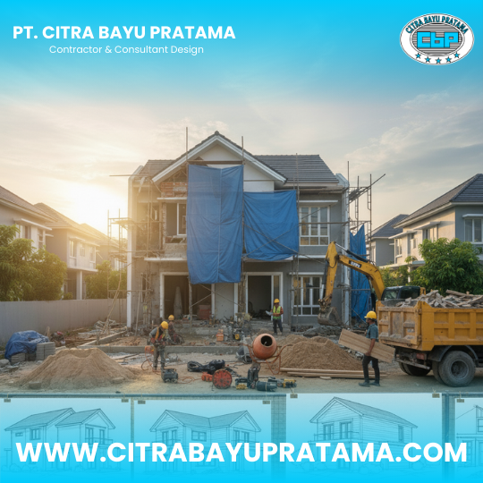 Renovasi dan Rancang Bangun Rumah Tinggal - PT Citra Bayu Pratama